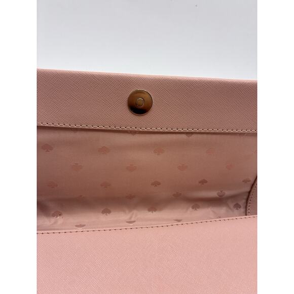 Kate Spade NY Kirk Park Saffiano Veronique Crossbody(Rosy Cheeks/Cherrywood) - Picture 2 of 5